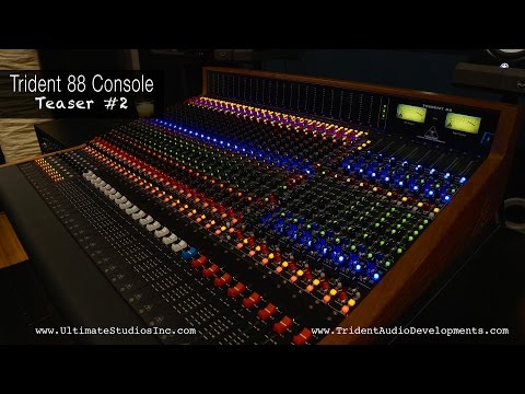 New Trident 88 Recording Console Teaser 2