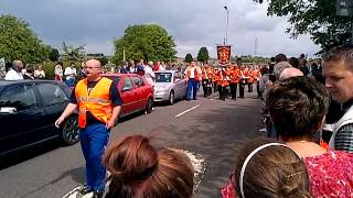 preview picture of video 'Glenmavis Parade Airdrie Argyle Accoridions Prince Of Orange Coatbridge Airdrie Grenadiers Peter.3GP'