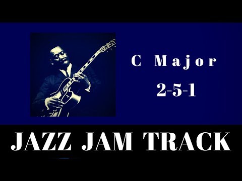 2-5-1 Jazz Practice Backing Jam Track // C Major (Medium Swing)