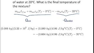 Equilibrium with Phase Change