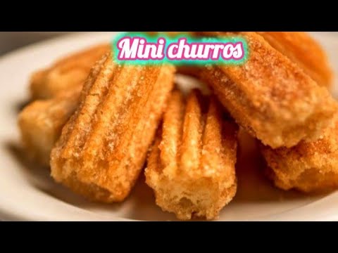 Como hacer MINi churros con Manga