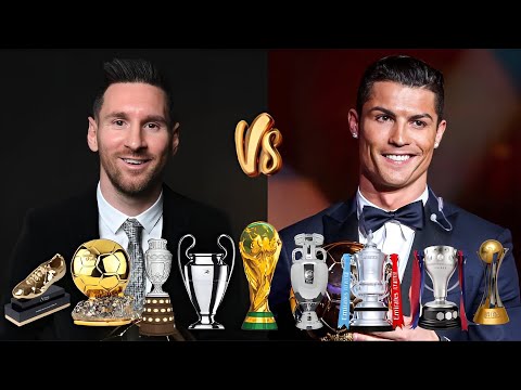 Lionel Messi vs Cristiano Ronaldo 🏆 | All Trophies & Awards Wins Comparison