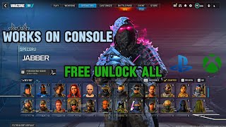 *FREE* Unlock All For Warzone 3 And Modernwarfare3 ( Works On Console ) Step By Step Tutorial *UD*
