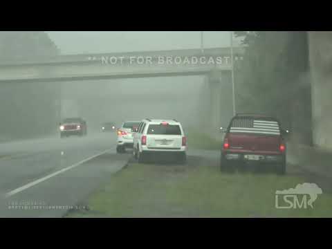 04-26-2023 Jacksonville,  FL - Large Hail-Wall Cloud-Cars Taking Cover