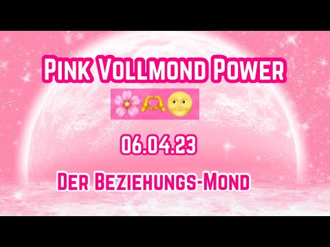 💝🌝PinkMoonPower💪🏻 löst Trennung auf große Welle🌊der Gefühle 🌸 rollt an🫶🌸💕#orakel 06.04.23