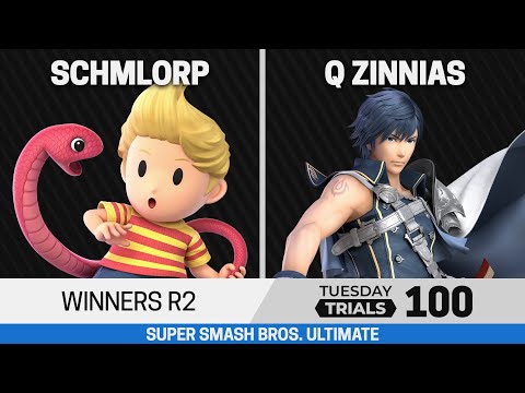 Tuesday Trials 100 SSBU Winners R2 - Schmlorp (Lucas) vs Q Zinnias (Chrom)