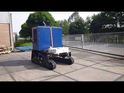 Custom-made tracked undercarriage with Yanmar powerpack - VTS Track Solutions