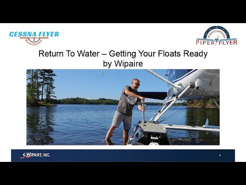 Are you ready to return to the water? Float Maintenance with Wipaire