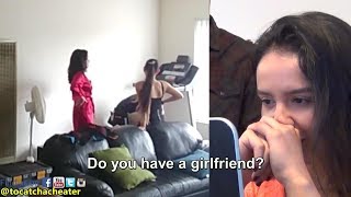 &quot;Woah That Was Unexpecting&quot; | Girl Sets Up Her Boyfriend With Asian Twins!