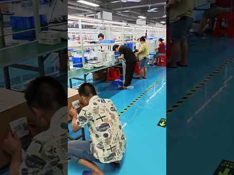 包装出货 源头工厂实拍流水线 3C制造业 SMT OEM ODM #factory #smartphone #unboxing