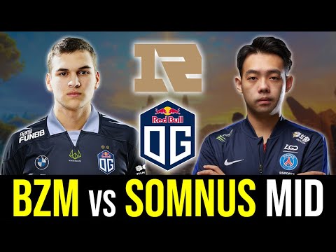 BZM meet SOMNUS in Mid Lane - OG vs RNG Mid DOTA 2