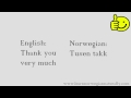 Basic Norwegian Expressions and Words with Pronunciation