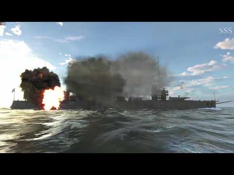 Imperatritsa Mariya shooting from cannons