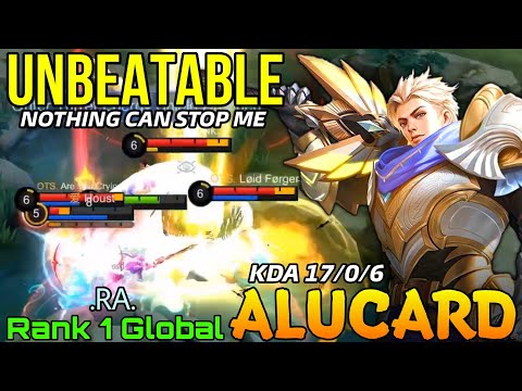 Unbeatable Alucard Nothing Can Stop Me! - Top 1 Global Alucard by .RA. - Mobile Legends