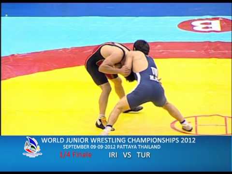 WORLD JUNIOR WRESTLING CHAMPIONSHIPS 2012_IRI VS TUR