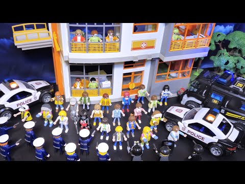 Playmobil Police & SWAT Vs Zombies Stop Motion