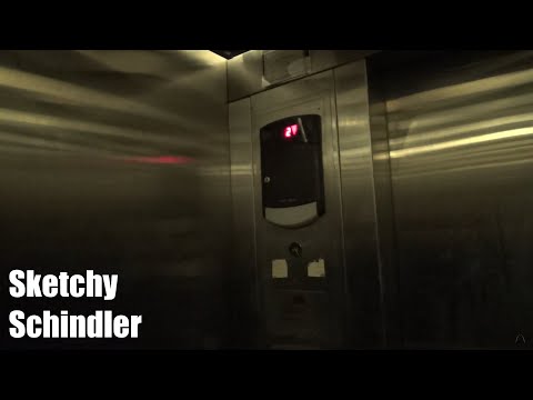 SKETCHY Schindler 330A Hydraulic Elevator at the Beckley Greyhound Station