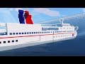 CRUISE SHIP TSUNAMI SURVIVAL Stormworks Multiplayer Gameplay Sinking Ship Survival