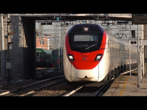 4K - 2021-12-12 Brescia...Stazione di Brescia 3/5 - I transiti di fine 2021