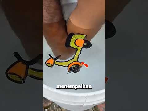 akhirnya pria ini bisa tato tanpa sakit#shorts #shortvideo