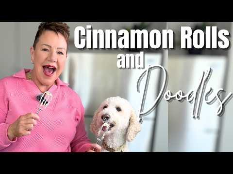 Store-Bought Cinnamon Rolls Soaked in Heavy Cream & Topped with Condensed Milk Buttercream