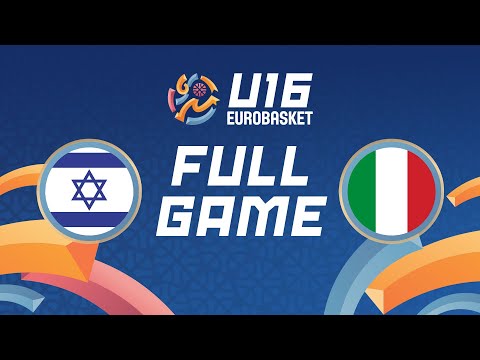 Group Phase | Israel v Italy | Full Basketball Game | FIBA U16 Women's EuroBasket 2025