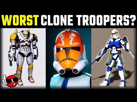 Which is the WORST CLONE TROOPER? | Star Wars Compared ft. EckhartsLadder