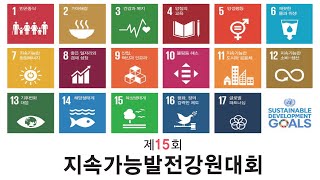 제15회 지속가능발전강원대회 SDGs정책사업 유튜브 생방송 좌담회