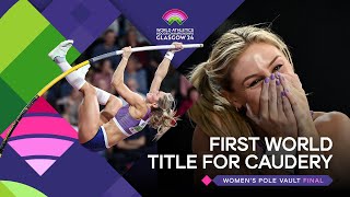 Molly Caudery flies to pole vault gold 🔥  | World Indoor Championships Glasgow 24
