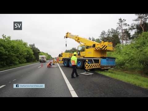 Berging met telescoopkraan A28 Nunspeet - 't Harde - ©StefanVerkerk.nl