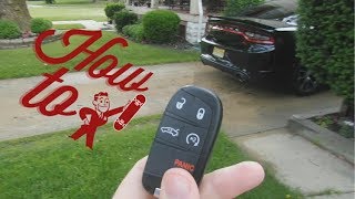 How to change out a Dodge Charger Key Fob Battery Replacement