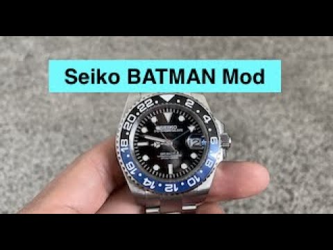 Seiko #Batman #GMT #Master II w/ Functioning GMT! Check it out.