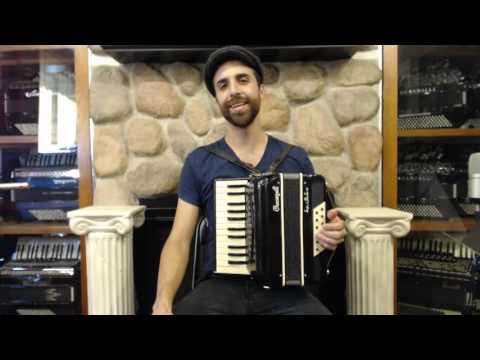 How to Play the 12 Bass Accordion - Lesson 7 - Chord Inversions in G Major - La Cucaracha
