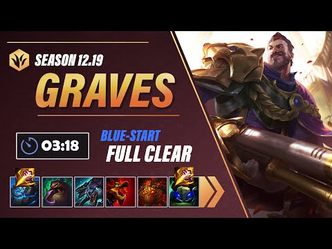 SPICY New Graves Tech - 3:18 Blue-Start Full Clear [Season 12 Worlds Patch]