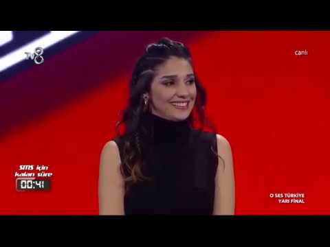 Gülce Kahtalı o ses yarı final perfonmans (oy beni vurun vurun)