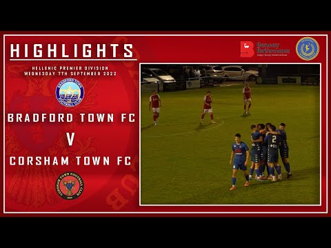 Bradford Town FC 2 V 1 Corsham Town FC - Hellenic Premier Match Highlights