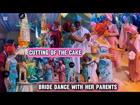 EMOTIONAL Priscy DANCE With Her Daddy & Mummy As She CUTS Her WEDDING CAKE With Hubby #jp2025