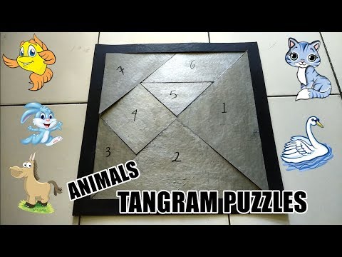 PLAY TANGRAM PUZZLES | ANIMALS TANGRAM | TANGRAM PROJECT |  Halepi Anindya