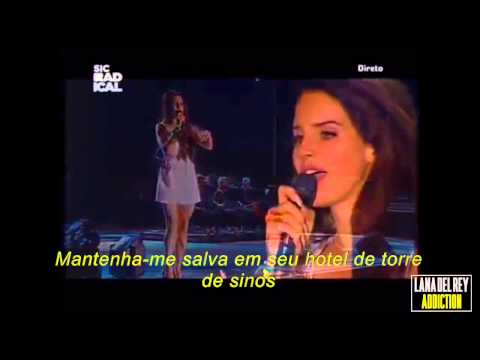 Lana Del Rey - National Anthem live at Super Bock Super Rock Festival legendado