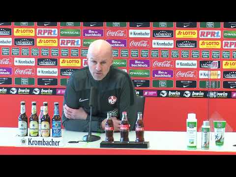 Pressekonferenz nach dem Heimspiel gegen den FC Bayern München II