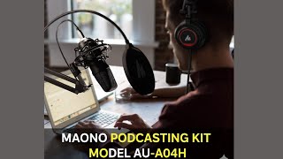 MAONO PODCASTING MICROPHONE & STUDIO HEADPHONE KIT