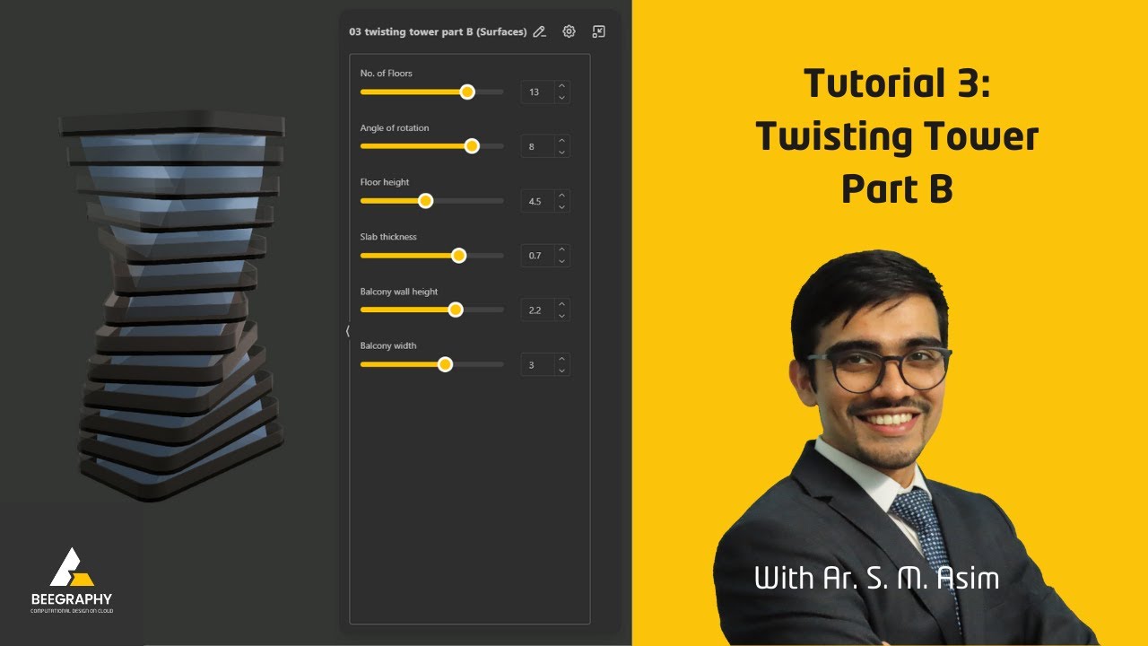 Parametric Twisting Tower - Part B