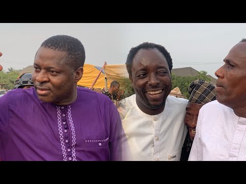 SEE HOW PROPHET SAM OJO &  PRO. TAIWO OJO ARRIVES AT ELDER NIYI PARENTS BURIAL CEREMONY