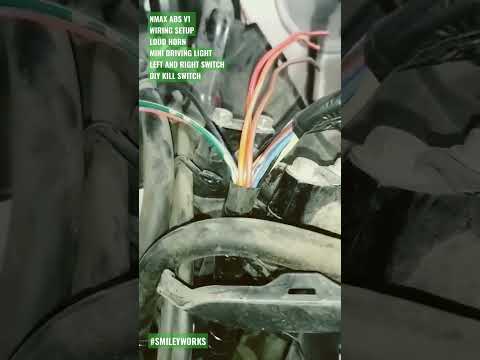 NMAX ABS V1 - WIRING SETUP - MDL, LOUD HORN, LEFT & RIGHT SWITCH, DIY KILL SWITCH