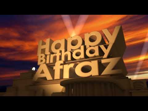 Happy Birthday Afraz