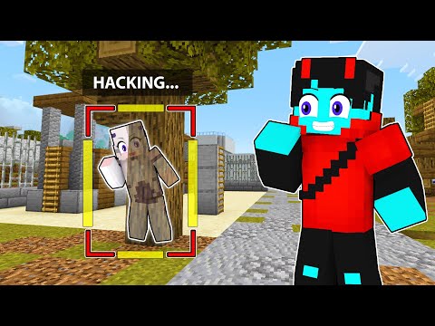 Using HACKS to Cheat In Minecraft Hide and Seek!