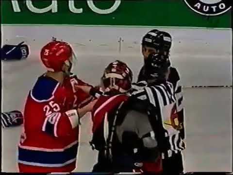 HIFK vs Manchester Storm EHL Brawl 8-12-99