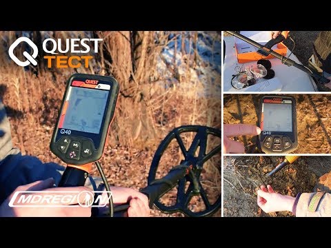 Quest Q40/ Комплектация, экспресс-обзор, поиск на пляже