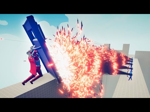 DEFLECT SHIELD GOD SURVIVAL on DOUBLE BRIDGE vs GODS | TABS Totally Accurate Battle Simulator