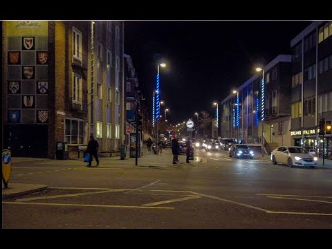 Evening walk on High Street and Hoe Street Walthamstow